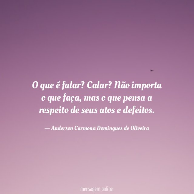 O que é falar