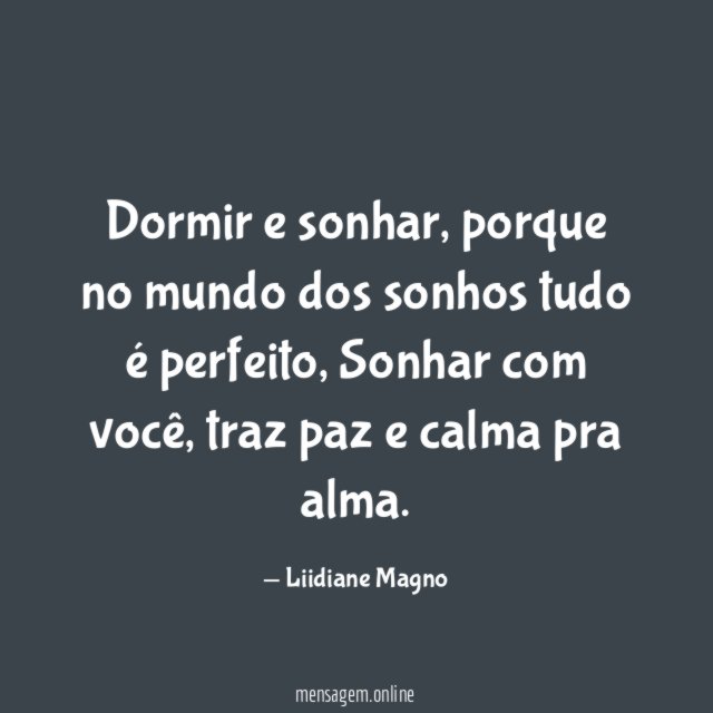 Dormir e sonhar