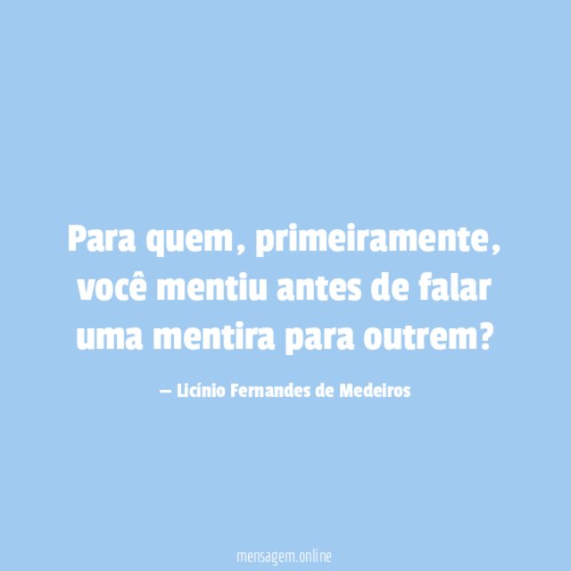 Para quem