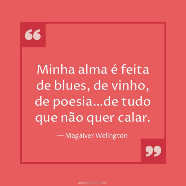 Minha alma é feita de blues