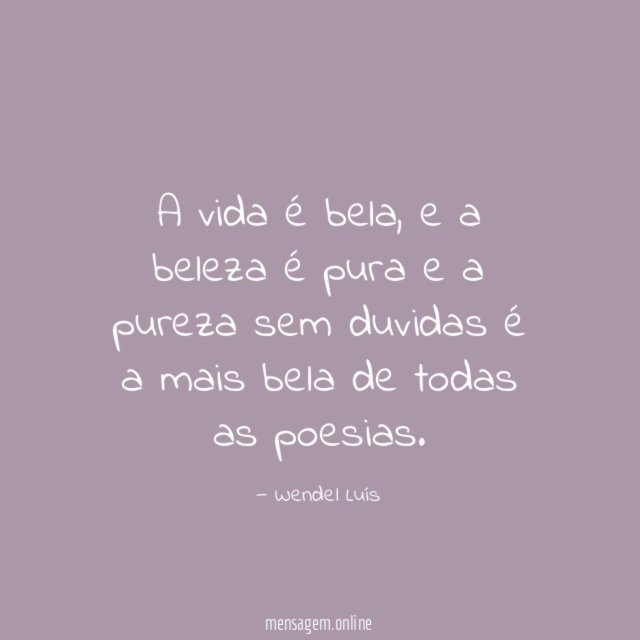 A vida é bela