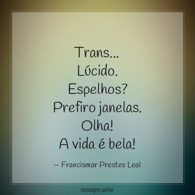 Trans… Lúcido.
