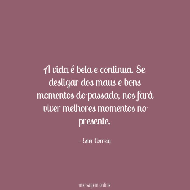 A vida é bela e continua