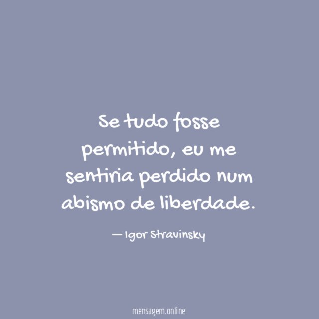 Se tudo fosse permitido