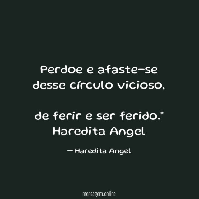 Perdoe e afaste-se desse círculo vicioso