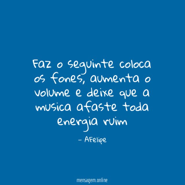 Faz o seguinte coloca os fones