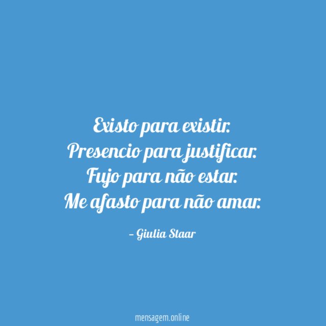 Existo para existir
