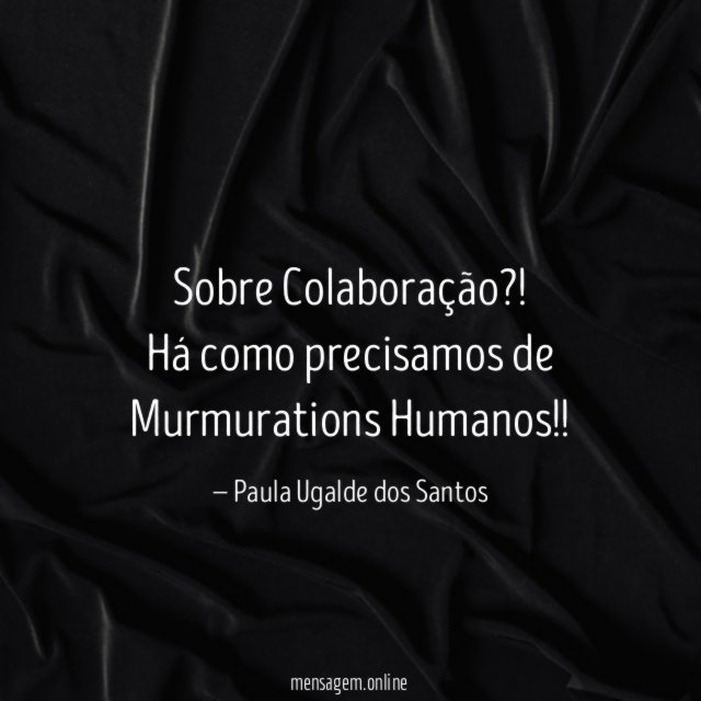 Sobre Colaboração