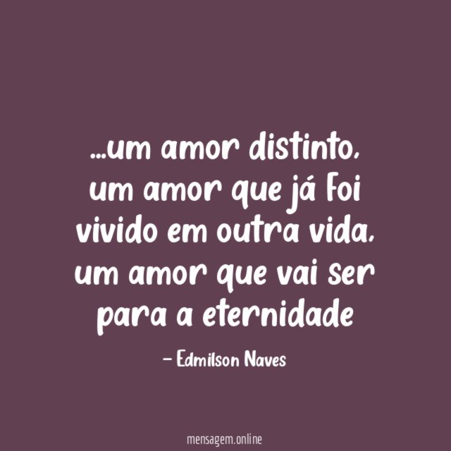 um amor distinto
