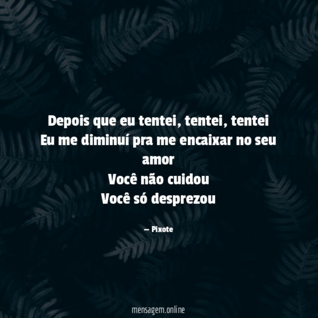 Depois que eu tentei