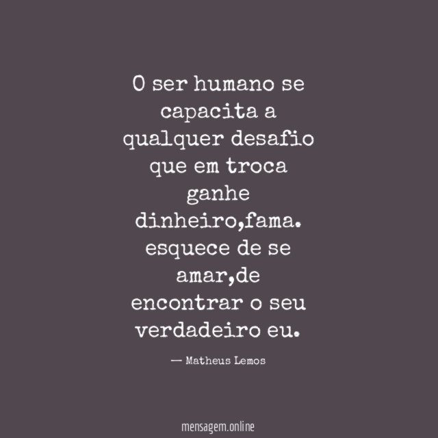 O ser humano se capacita a qualquer desafio