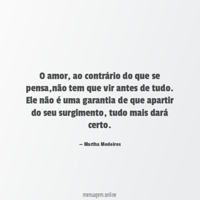 O amor