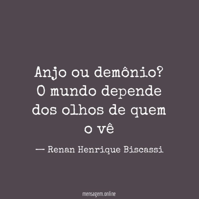 Anjo ou demônio