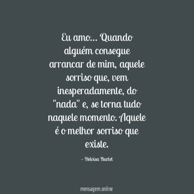 Eu amo
