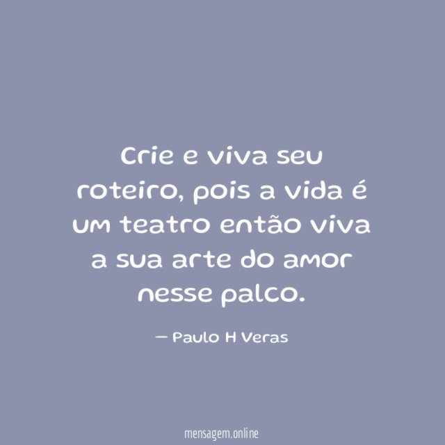 Crie e viva seu roteiro