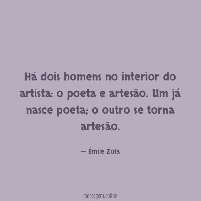 Há dois homens no interior do artista