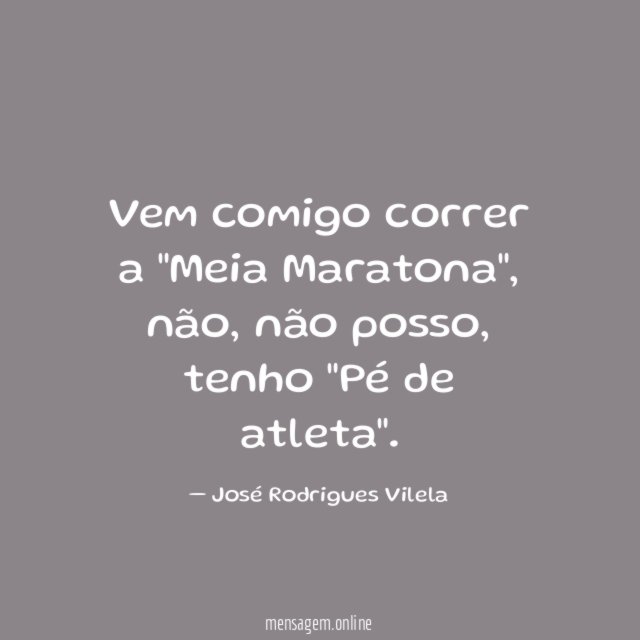 Vem comigo correr a "Meia Maratona"