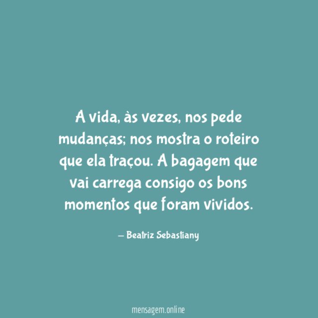 A vida
