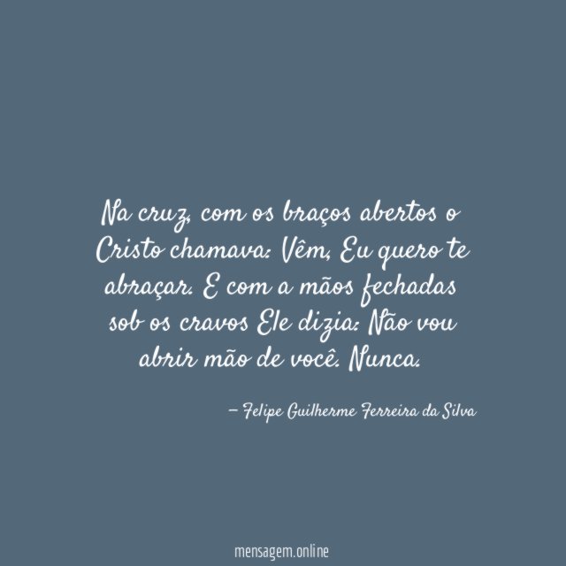 Na cruz