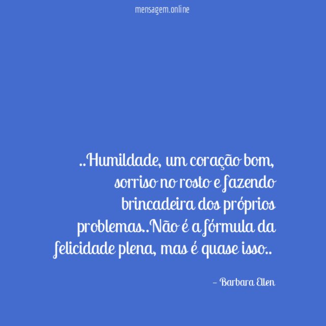 Humildade