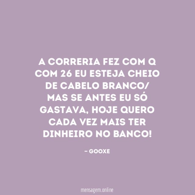 A correria fez com q com 26 eu