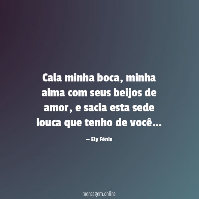 Cala minha boca