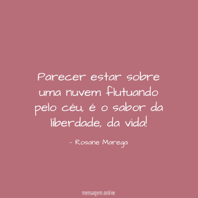 Parecer estar sobre uma nuvem flutuando pelo céu