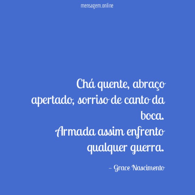 Chá quente