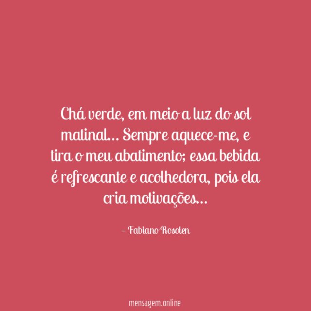 Chá verde