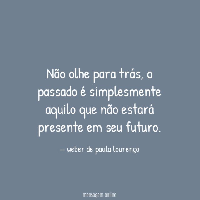 Não olhe para trás