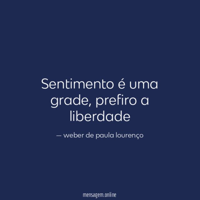 Sentimento é uma grade