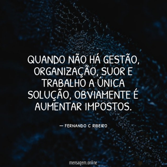 Quando não há gestão