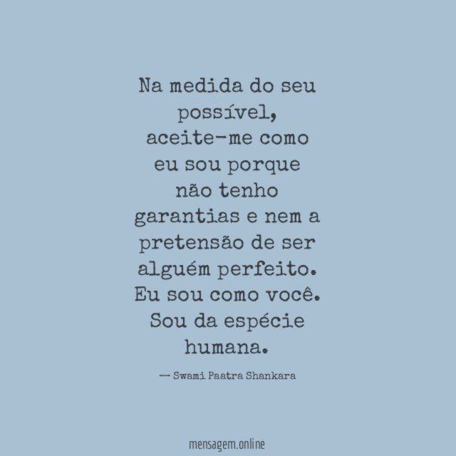 Na medida do seu possível