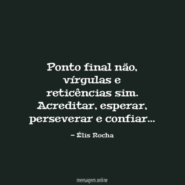 Ponto final não