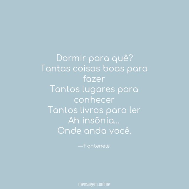 Dormir para quê