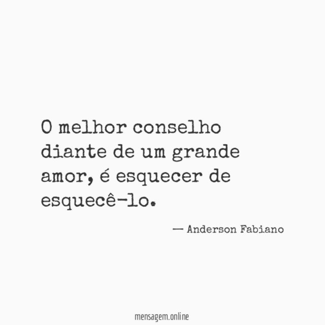 O melhor conselho diante de um grande amor
