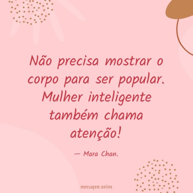 Não precisa mostrar o corpo para ser popular