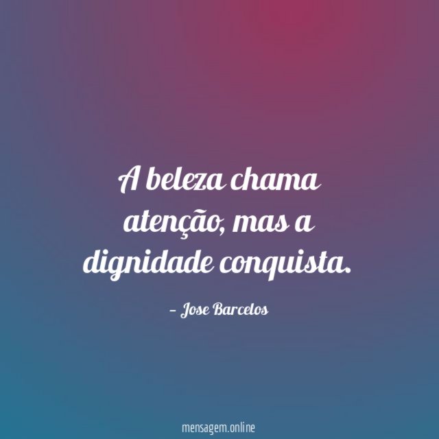 A beleza chama atenção