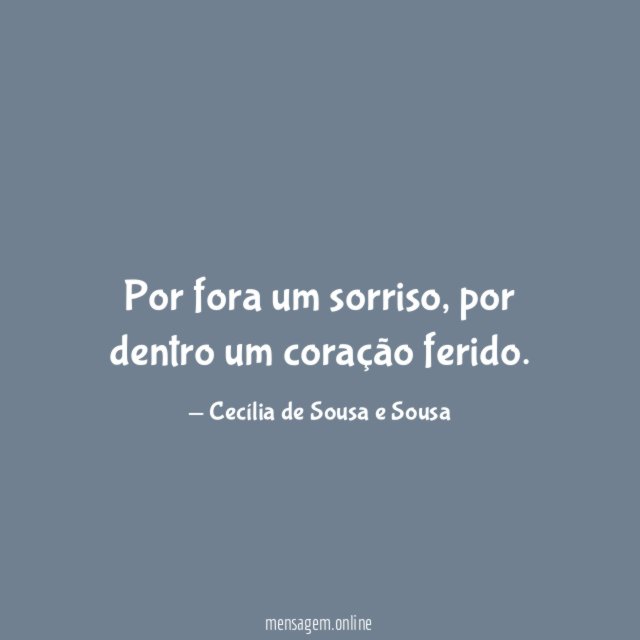 Por fora um sorriso
