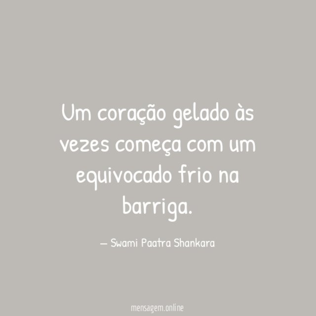 Um coração gelado às vezes começa com um