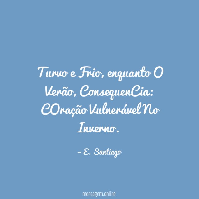 Turvo e Frio