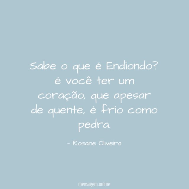 Sabe o que é Endiondo