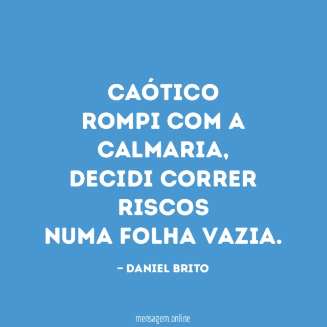 CAÓTICO