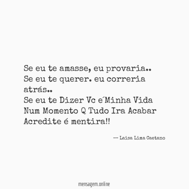 Se eu te amasse