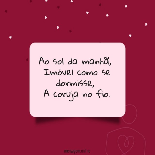 Ao sol da manhã