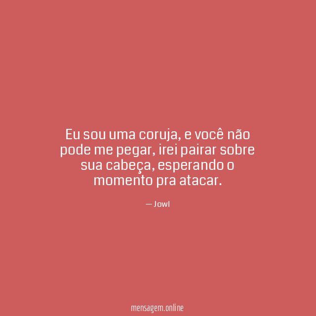 Eu sou uma coruja