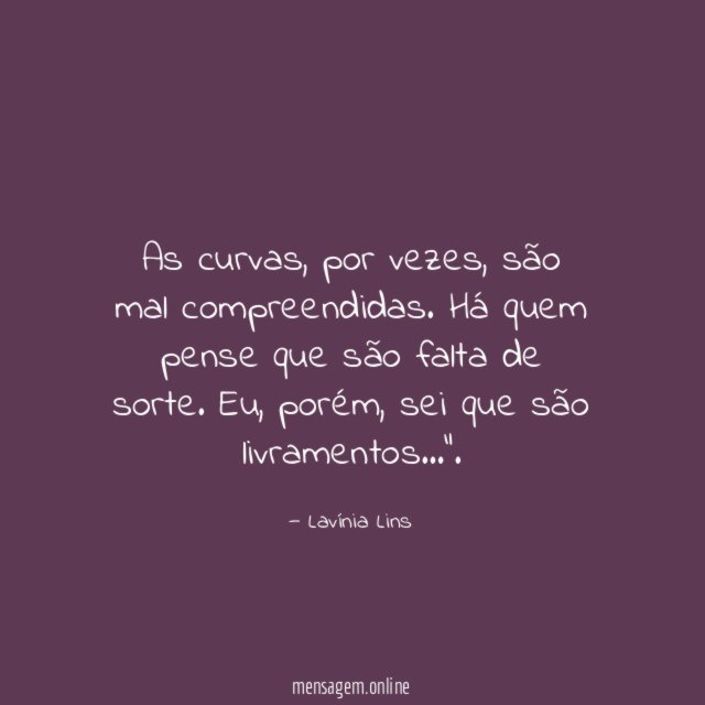 As curvas