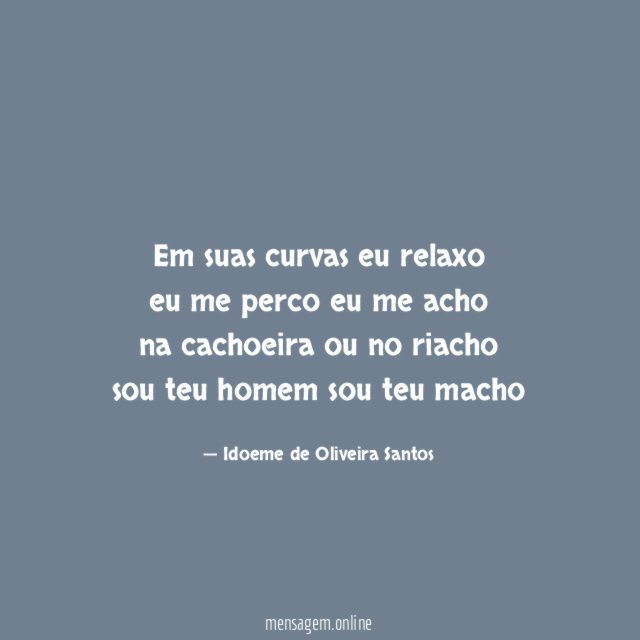Em suas curvas eu relaxo eu me perco eu