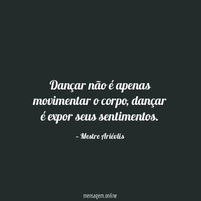 Dançar não é apenas movimentar o corpo