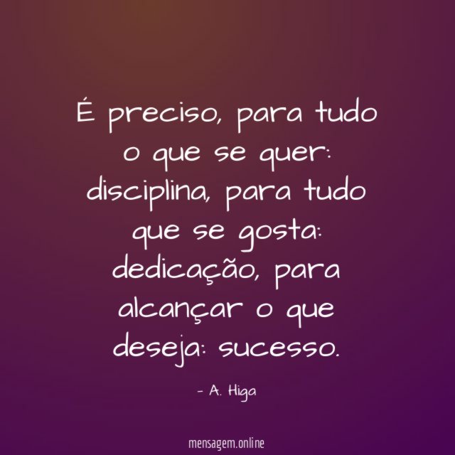 É preciso